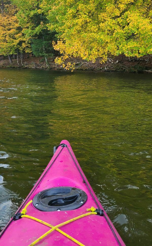 Pink Kayak Fall